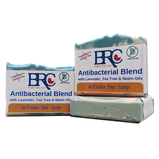 By Robin Creations Tea Tree, Lavender & Neem Oil Antibacterial Bar Soap Bar Soap Gray 1 Bar,4 Bars