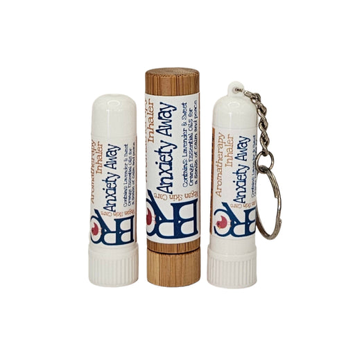 By Robin Creations Anxiety Away Aromatherapy Inhaler Aromatherapy White Smoke Plastic - without a keychain,Plastic - with a keychain,Bamboo (100% Plastic-Free & Zero Waste)