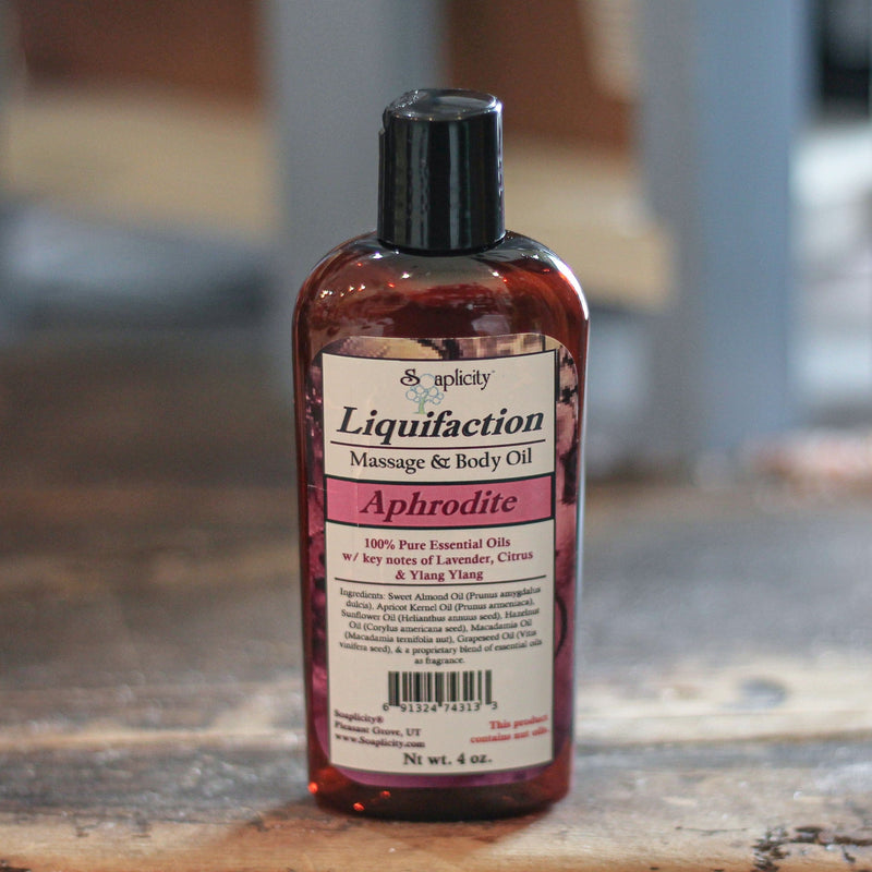 Soaplicity Aphrodite Liquifaction Massage Oil Massage OIls Dim Gray