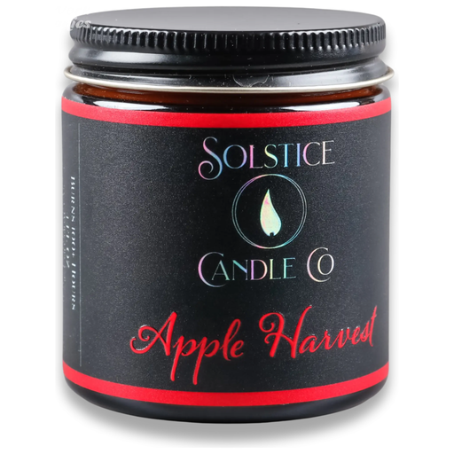 SageWork Organics Apple Harvest Candle Scented Candles Dark Slate Gray 4oz
