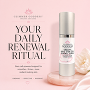 Glimmer Goddess® Organic Skin Care Organic Apple Stem Cell Anti-Aging Serum Serums Misty Rose