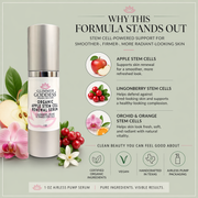 Glimmer Goddess® Organic Skin Care Organic Apple Stem Cell Anti-Aging Serum Serums Gray