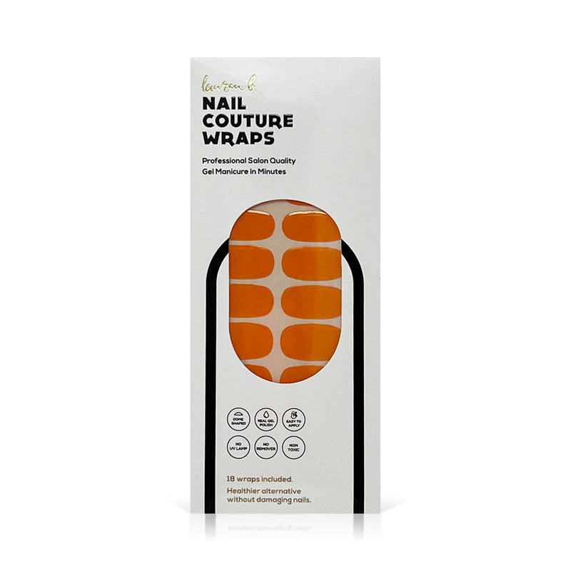 laurenbbeauty Apricot Solid Gel Nail Wrap Nail Art Kits & Accessories Light Gray