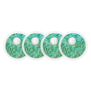 Peelz Aqua Ripple Sticker Designed for the FreeStyle Libre 3 Plus & Lingo  Sensor Peelz/Stickers White Smoke 4-pack (Set of 4 Stickers)