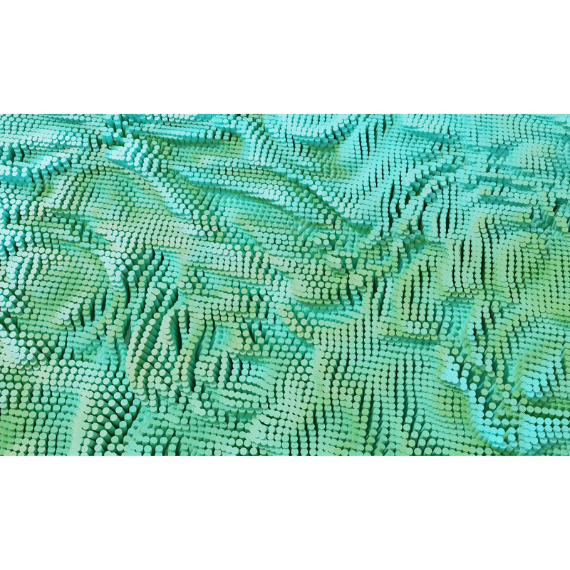 Peelz Aqua Ripple Sticker for Bayer Contour Next Glucometer Peelz/Stickers Medium Aquamarine