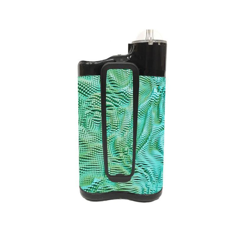 Peelz Aqua Ripple Sticker for Medtronic MiniMed 770G & 780G Peelz/Stickers White Smoke Back and Clip Peelz