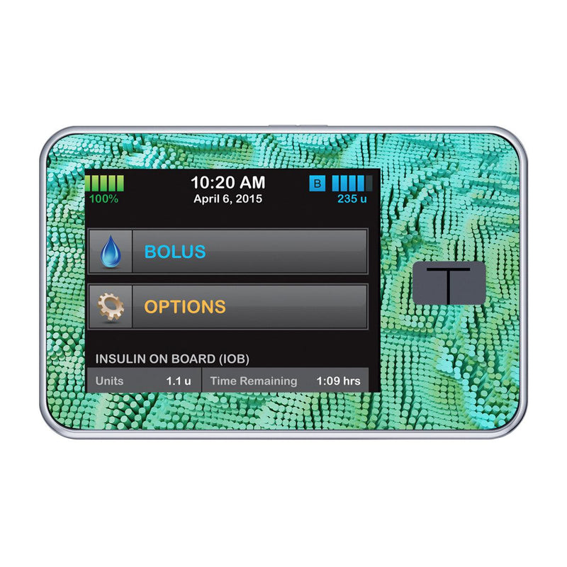 Peelz Aqua Ripple Sticker for Tandem t:slim Peelz/Stickers Black