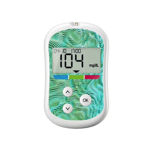 Peelz Aqua Ripple for OneTouch Verio Flex Glucometer Peelz/Stickers White Smoke