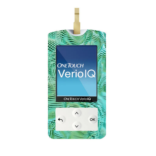 Peelz Aqua Ripple for OneTouch Verio IQ Glucometer Peelz/Stickers White Smoke