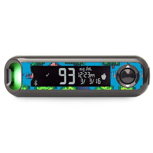 Peelz Arcade Bayer Contour© Next One Glucometer Peelz/Stickers Black