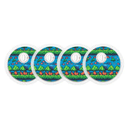 Peelz Arcade Sticker Designed for the FreeStyle Libre 3 Plus & Lingo  Sensor Peelz/Stickers White Smoke 4-pack (Set of 4 Stickers)