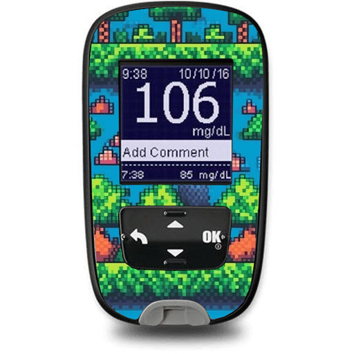 Peelz Arcade Sticker for the Accu-Chek Guide Glucometer Peelz/Stickers White Smoke
