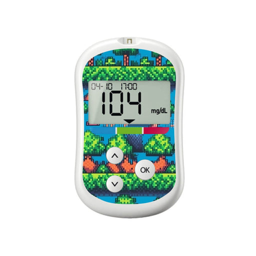 Peelz Arcade for OneTouch Verio Flex Glucometer Peelz/Stickers White Smoke