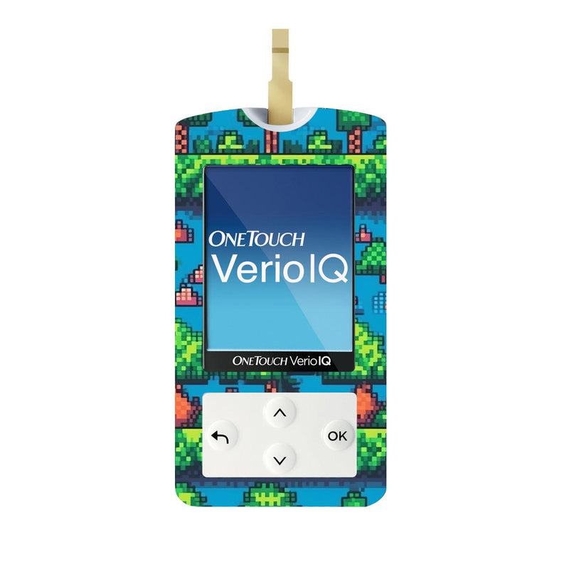 Peelz Arcade for OneTouch Verio IQ Glucometer Peelz/Stickers White Smoke
