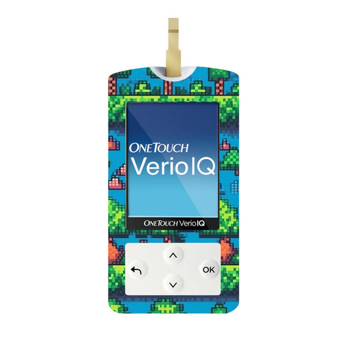 Peelz Arcade for OneTouch Verio IQ Glucometer Peelz/Stickers White Smoke