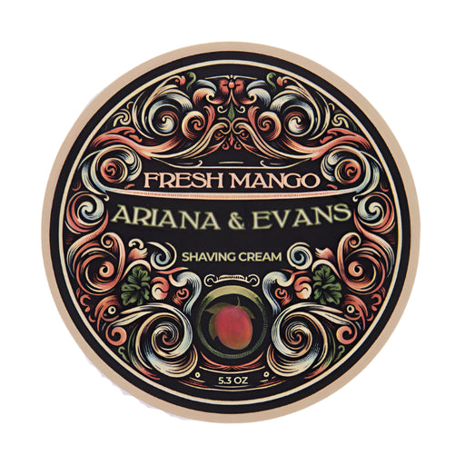 Ariana & Evans Ariana & Evans Fresh Mango Shaving Collection Shaving Set White Smoke Shaving Soap 5.3oz