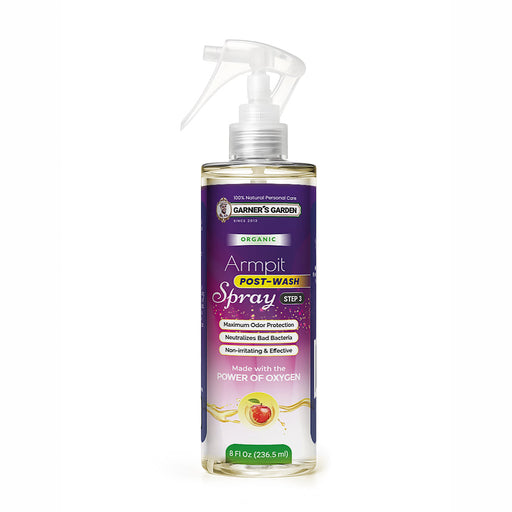 Garner's Garden Armpit Post Wash Spray | Organic Armpit Wash White Smoke Armpit Post Wash Spray 4oz,Armpit Post Wash Spray 8oz