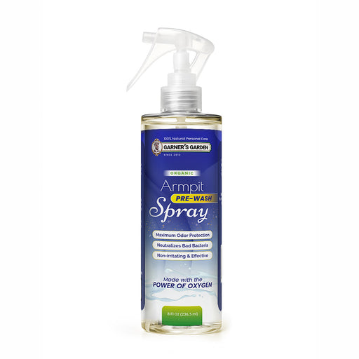 Garner's Garden Armpit Pre-Wash Spray | Hydrogen Peroxide Treatment for Armpit Detox & Odor Control Armpit Wash White Smoke Armpit Pre Wash Spray 4oz,Armpit Pre Wash Spray 8oz