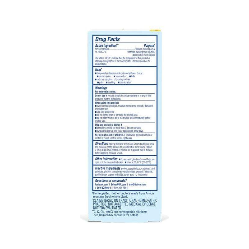 Boiron Boiron Arnica Cream 2.5 oz Pain Relief Cream Lavender