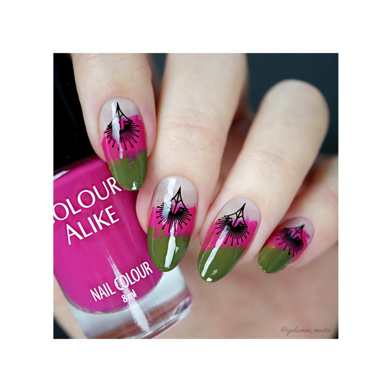 UberChic Beauty Art Deco Refinement Stamping Plate Gray