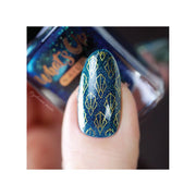 UberChic Beauty Art Deco Glam Stamping Plate Dark Slate Gray
