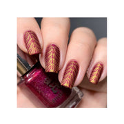 UberChic Beauty Art Nouveau Stamping Plate Tan