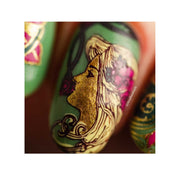 UberChic Beauty Art Nouveau Stamping Plate Dark Slate Gray