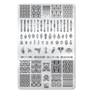 UberChic Beauty Art Deco Elements Stamping Plate Lavender