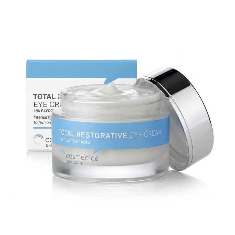 Cosmedica Skincare Cosmedica Skincare Eye Cream 0.7 Ounce | Anti-Aging Hydration Eye Cream with Green Tea Caffeine Peptide Complex | Lightweight Non-Greasy Formula for Dark Circles Puffiness Wrinkles Fine Lines Moisturizers White Smoke