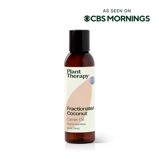 Plant Therapy Fractionated Coconut Carrier Oil Body Care White Smoke 2 oz,4 oz,16 oz
