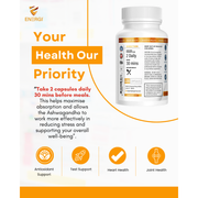 Energi Nutrition Ashwagandha Supplement White Smoke