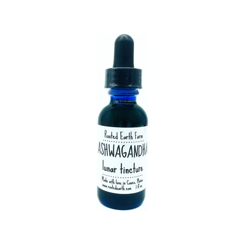 Rooted Earth Farm + Apothecary Ashwagandha Tincture Tinctures + Capsules Dark Slate Gray 1 oz