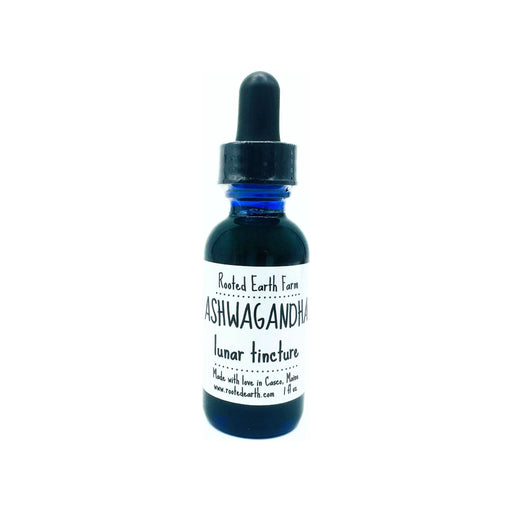 Rooted Earth Farm + Apothecary Ashwagandha Tincture Tinctures + Capsules Dark Slate Gray 1 oz