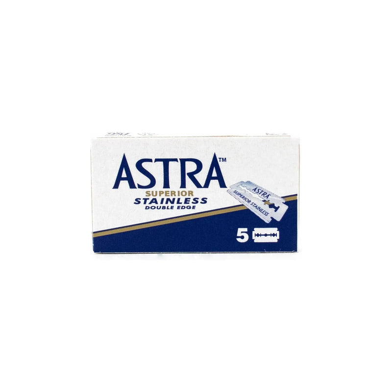 Vi-john Astra Superior Stainless Double Edge Razor Blades - 10x5 Pack Razor Blades Lavender