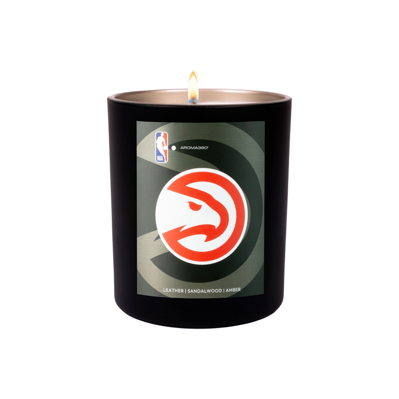 Aroma360 NBA My Way Candle Candle Black Atlanta Hawks