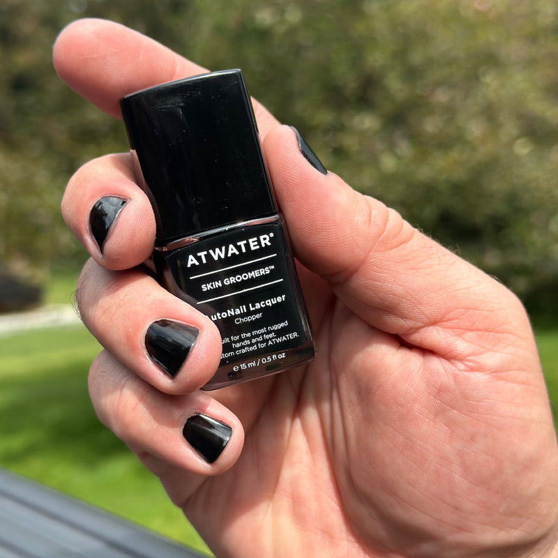 ATWATER Skin Groomers AutoNail Lacquer Chopper Nail Polish Dark Olive Green Default Title