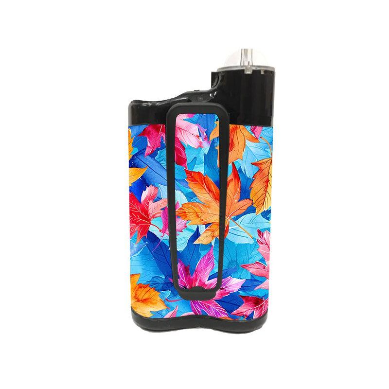 Peelz Autumn Leaves for Medtronic MiniMed 770G & 780G Peelz/Stickers White Smoke Whole System Peelz (front back + clip),Front Peelz,Back and Clip Peelz
