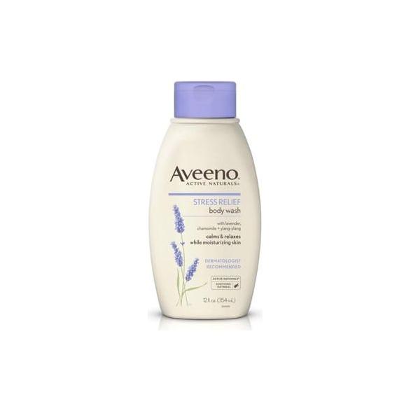 Aveeno Aveeno Stress Relief Lavender Body Wash - 12 oz Body Wash Light Gray