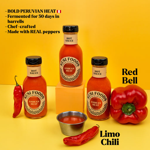 Kusi Foods Andean Heat Hot Sauce Orange