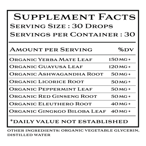 Khroma Herbal Products Awaken - Organic Energy Blend Supplements Black