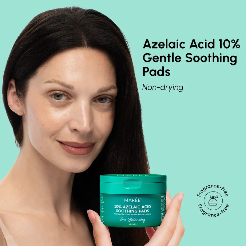 Maree Azelaic Acid Soothing Pads Powder Blue 1 item - Complete your routine,2 items - Good choice,3 items - Best price