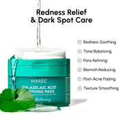 Maree Azelaic Acid Soothing Pads White Smoke 1 item - Complete your routine,2 items - Good choice,3 items - Best price