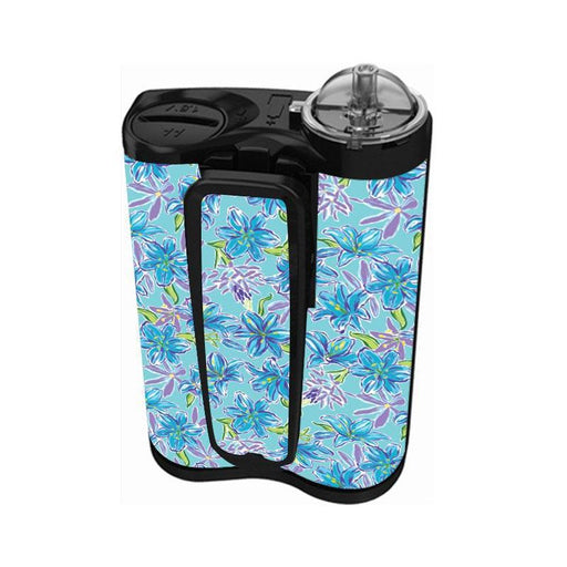 Peelz Azul Flowers Sticker for Medtronic MiniMed 770G & 780G Peelz/Stickers White Smoke Back and Clip Peelz