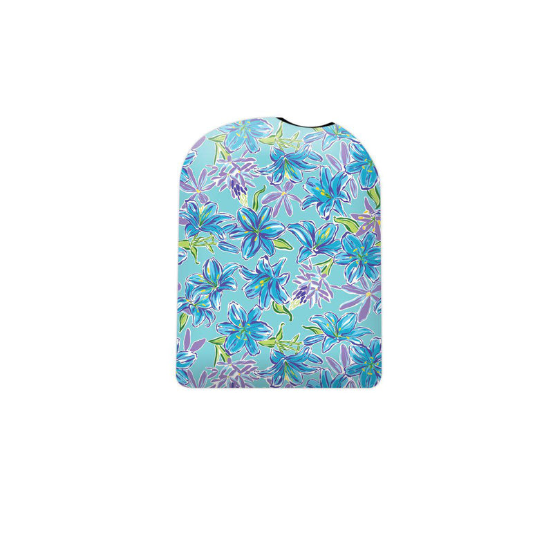 Peelz Azul Flowers Pod Sticker – Pump Peelz Peelz/Stickers Light Steel Blue