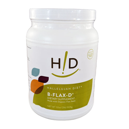 Hallelujah Diet B-Flax-D Fiber and Detox Light Gray