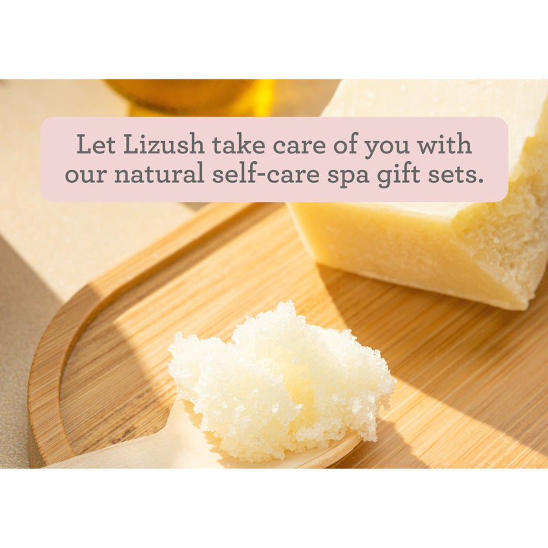Lizush Reviving set with Grapefruit shea butter and Body scrub CREAMS & OILS Wheat