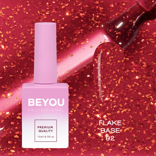 nbmsupply BEYOU Professional Flake base 02(Fall collection) 15ML Brown