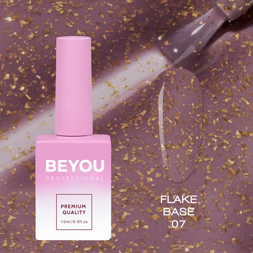 nbmsupply BEYOU Professional Flake base 07(Fall collection) 15ML Dim Gray