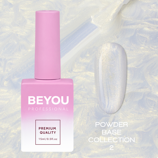 nbmsupply BEYOU Professional Powder Base 02 15 ML BPB0215 Light Gray