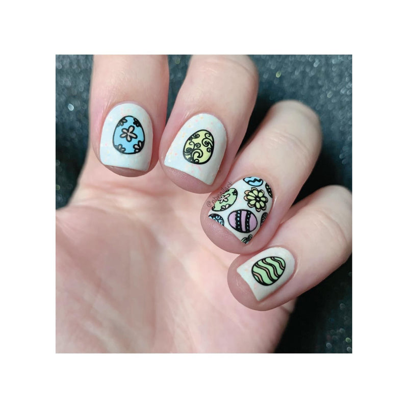 UberChic Beauty Yay Spring! Stamping Plate Gray